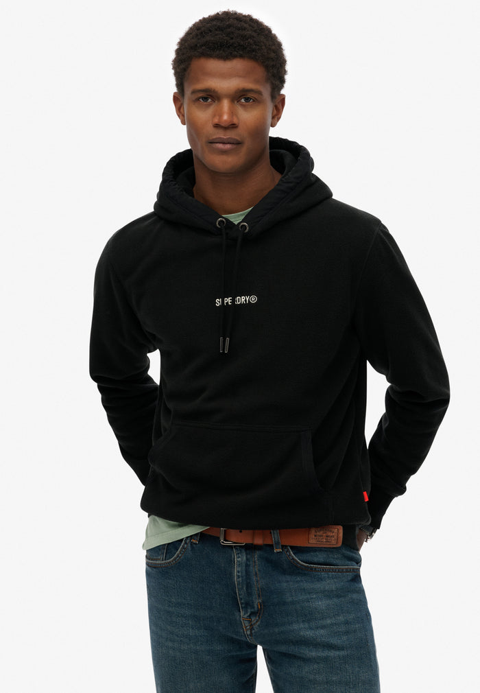 MICRO LOGO FLEECE HOOD
