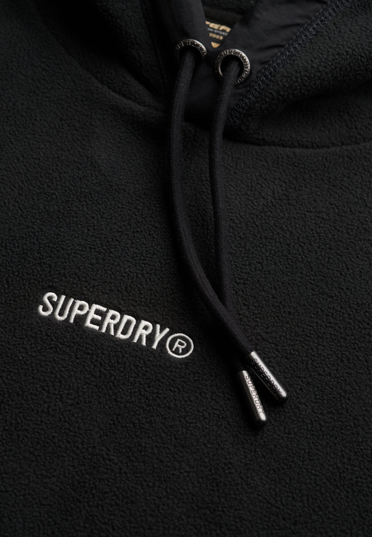 MICRO LOGO FLEECE HOOD
