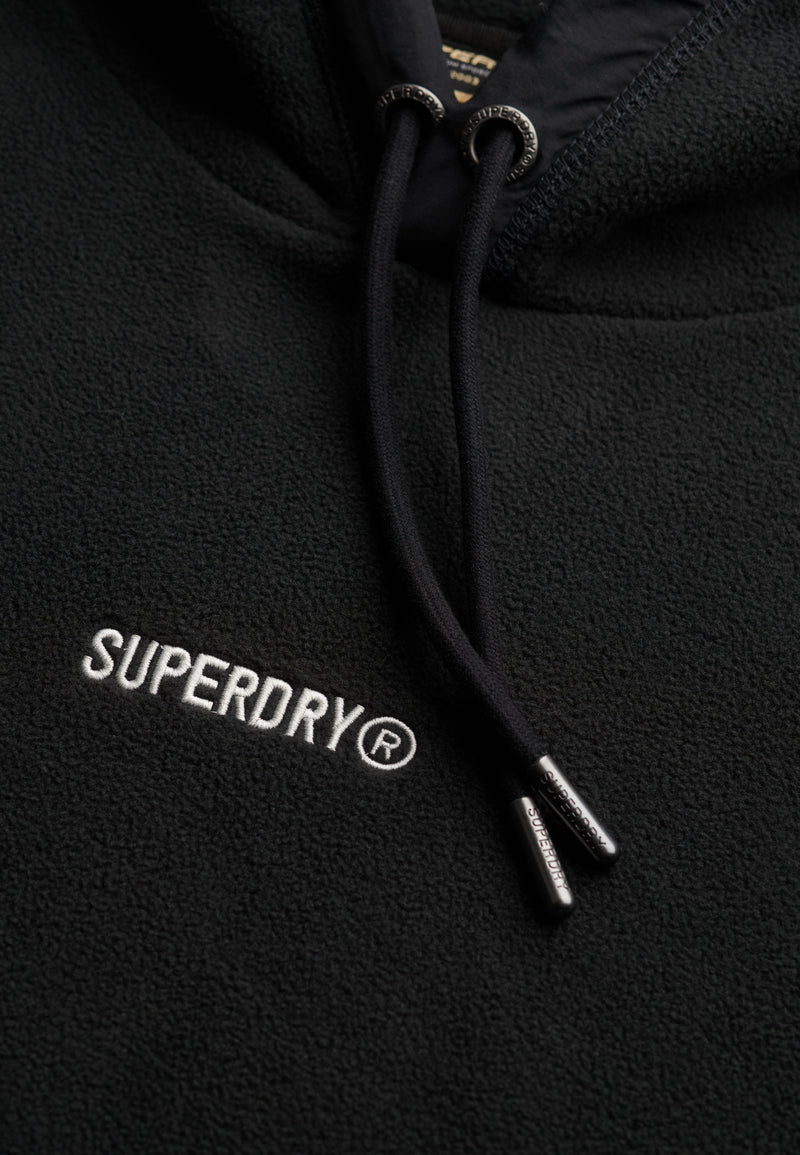 MICRO LOGO FLEECE HOOD