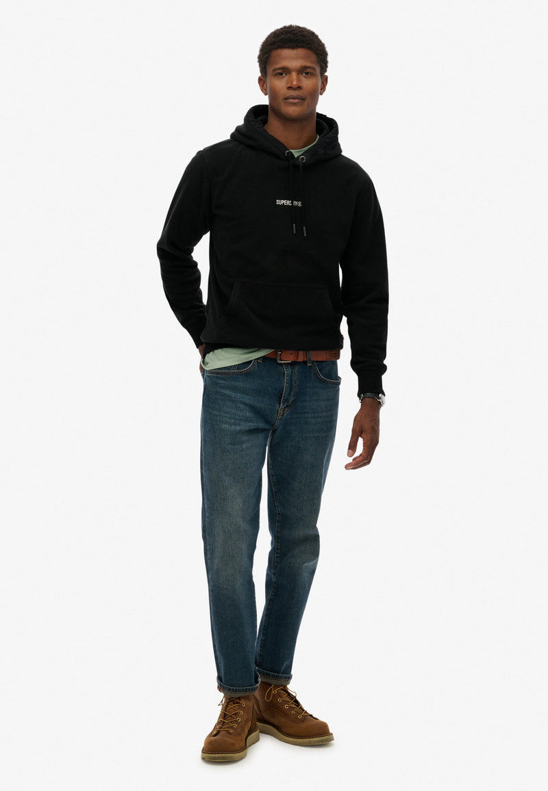 MICRO LOGO FLEECE HOOD