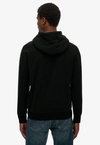 MICRO LOGO FLEECE HOOD