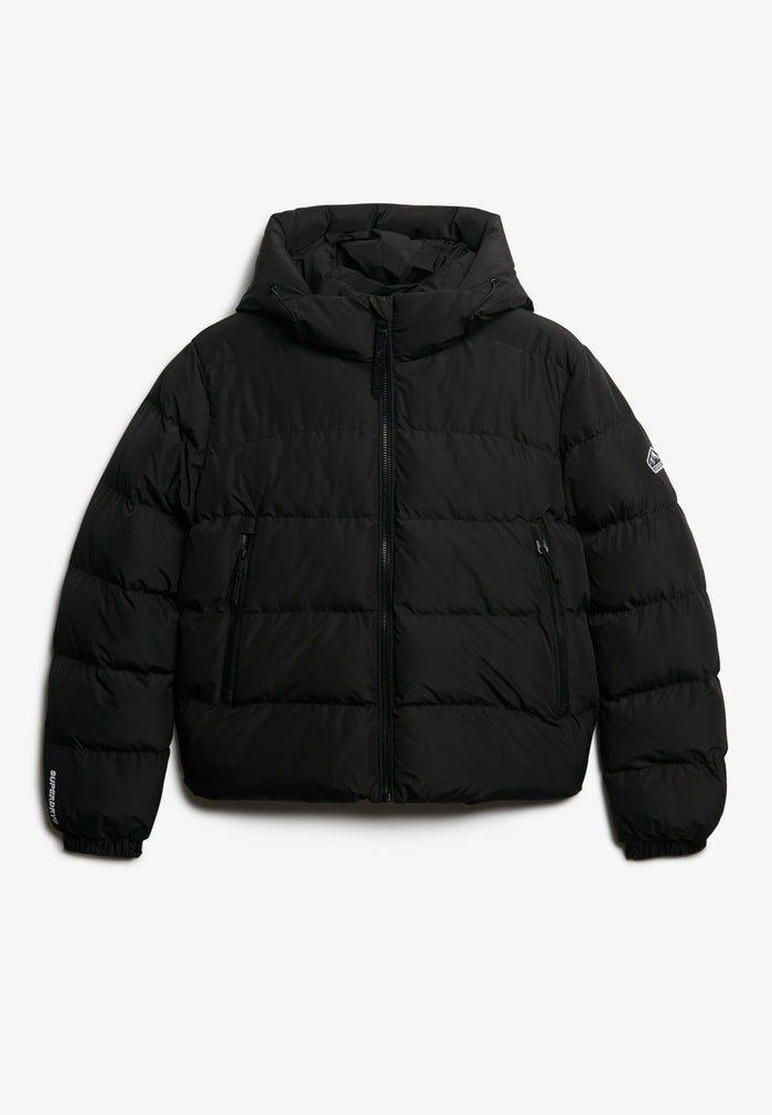 HOODED SPORTS PUFFER JACKET