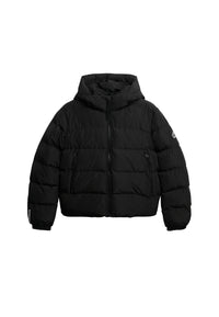 HOODED SPORTS PUFFER JACKET