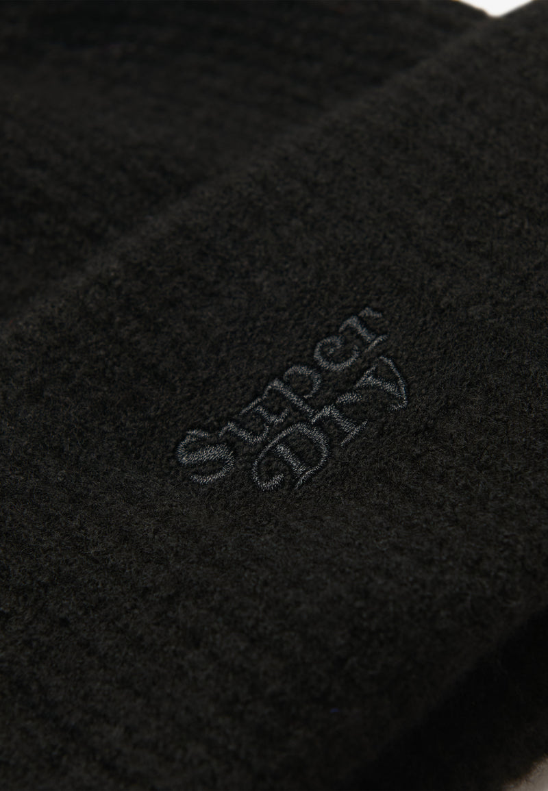SOFT RIB KNIT BEANIE HAT