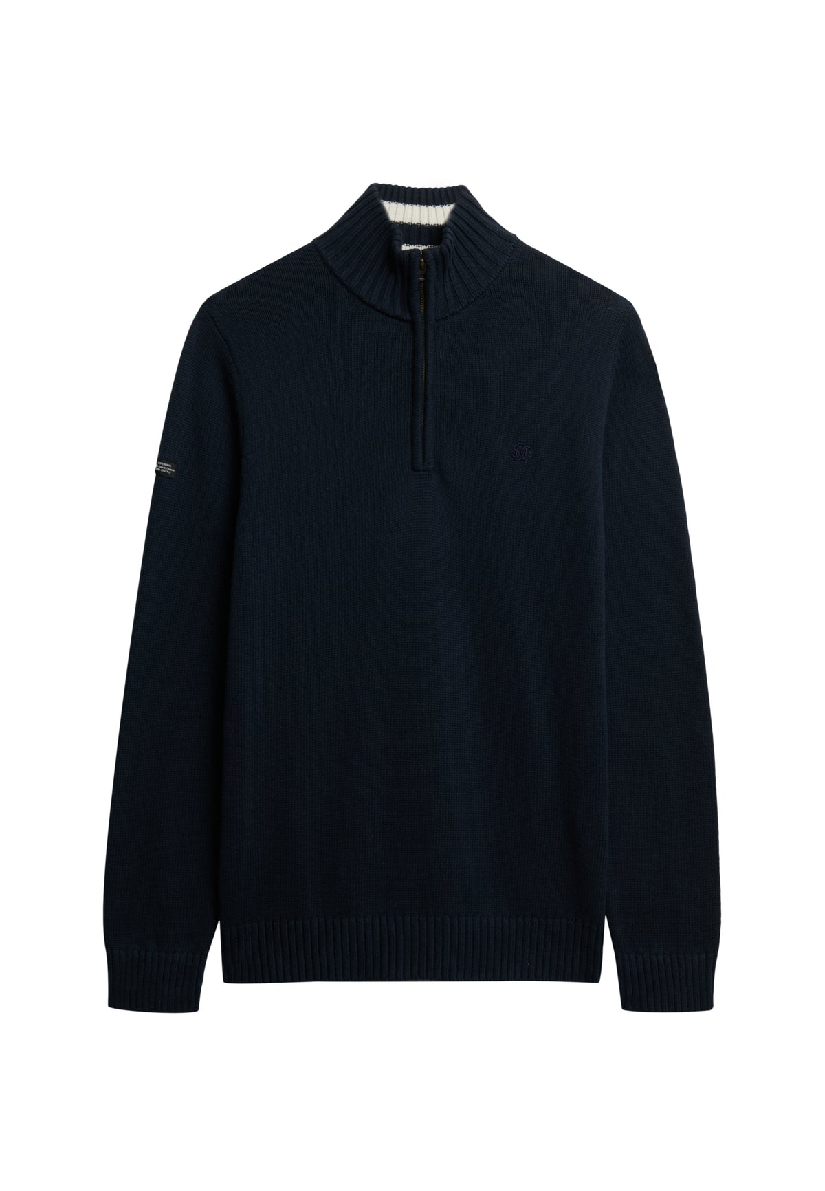 COTTON HALF ZIP KNIT