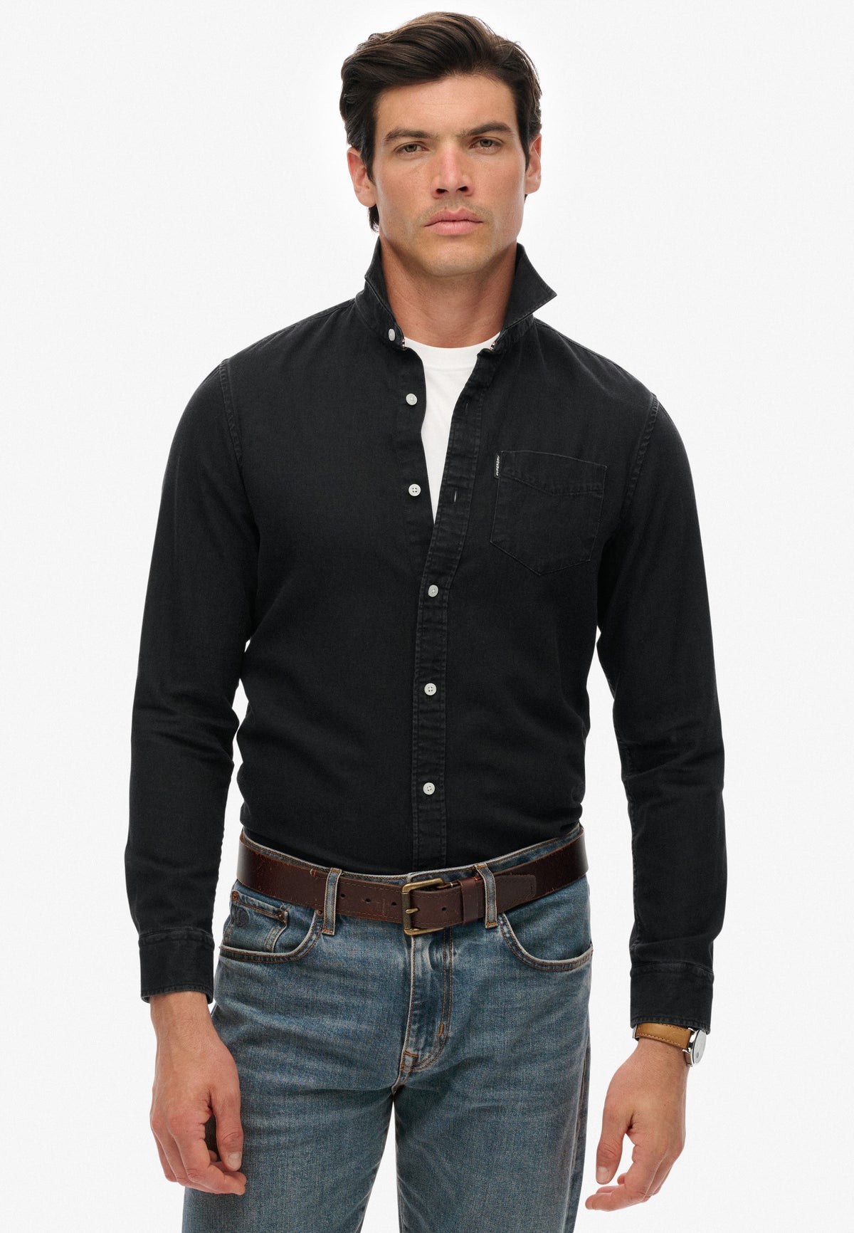 ESSENTIALS L/S DENIM SHIRT