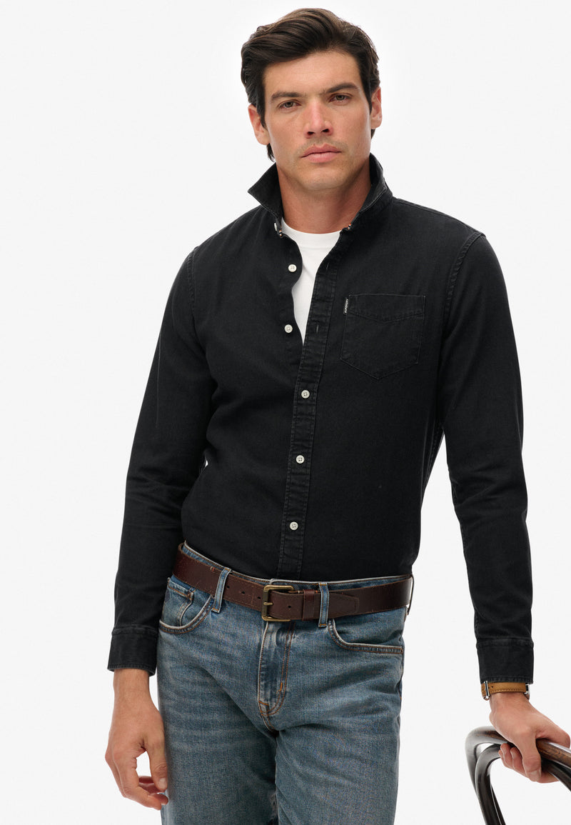 ESSENTIALS L/S DENIM SHIRT