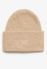SOFT RIB KNIT BEANIE HAT