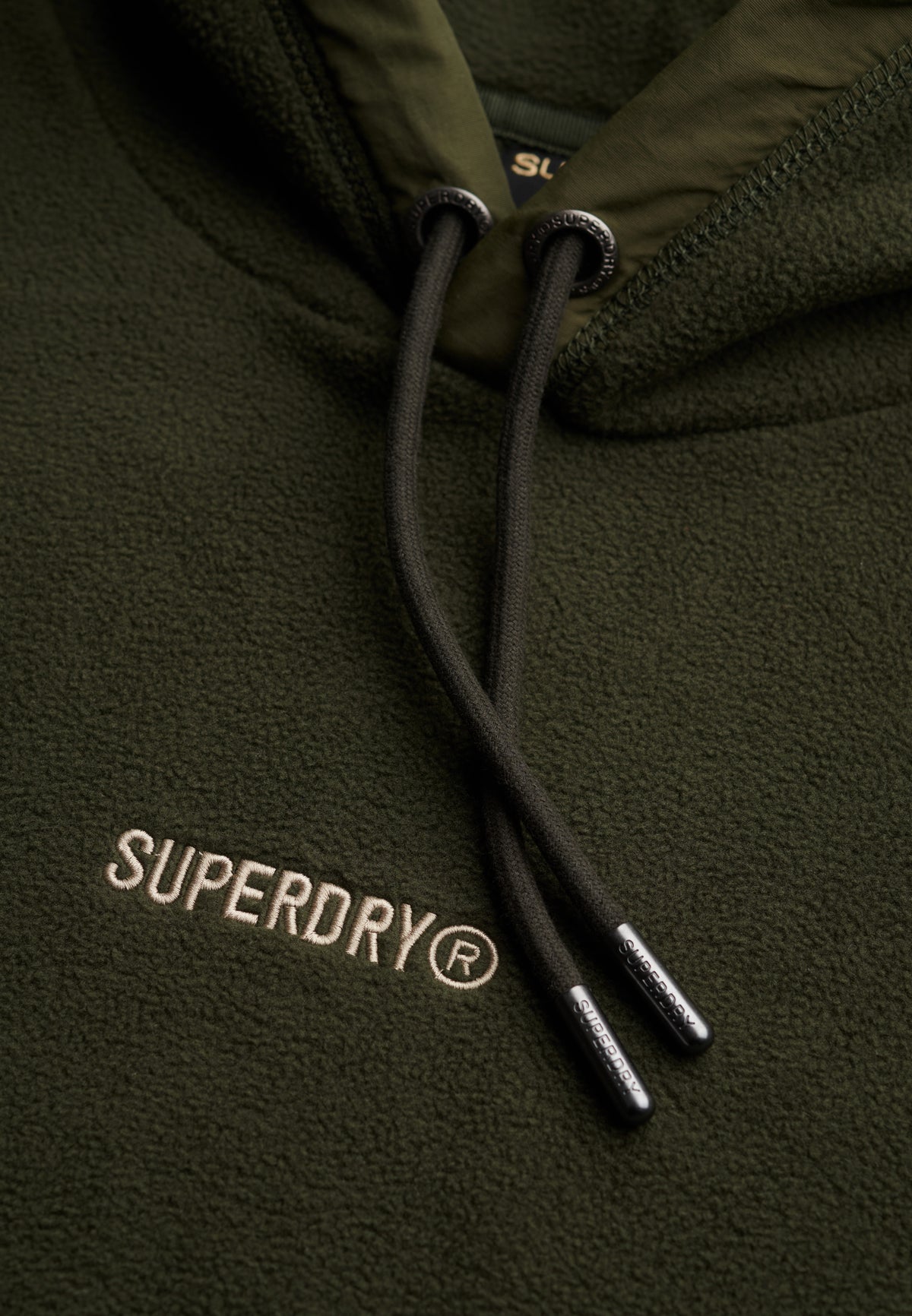 MICRO LOGO FLEECE HOOD