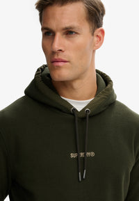 MICRO LOGO FLEECE HOOD