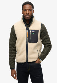 VINTAGE RETRO FLEECE GILET