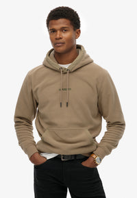 MICRO LOGO FLEECE HOOD