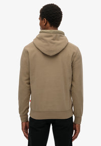 MICRO LOGO FLEECE HOOD