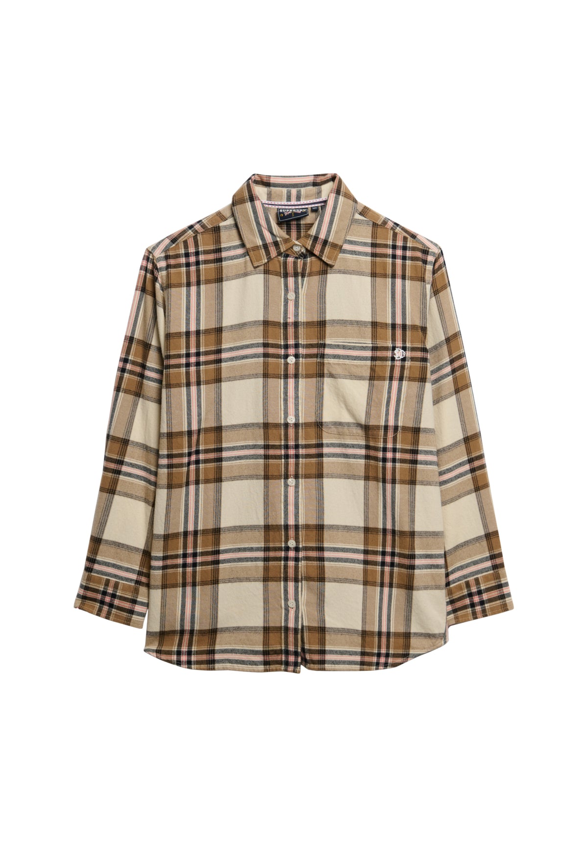 CHECK FLANNEL BOYFRIEND SHIRT