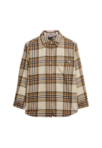 CHECK FLANNEL BOYFRIEND SHIRT