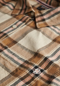 CHECK FLANNEL BOYFRIEND SHIRT