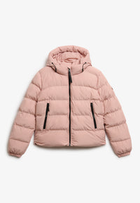 HOODED SPORTS PUFFER JACKET