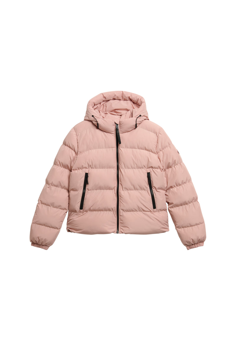 HOODED SPORTS PUFFER JACKET