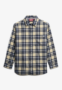 CHECK FLANNEL BOYFRIEND SHIRT