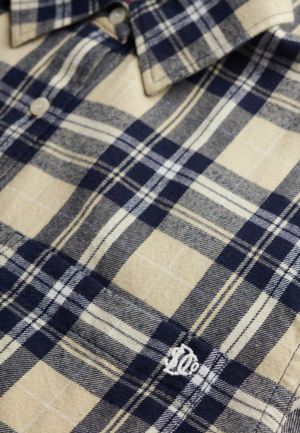 CHECK FLANNEL BOYFRIEND SHIRT