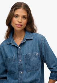 DENIM OVERSIZED SHIRT