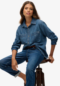 DENIM OVERSIZED SHIRT