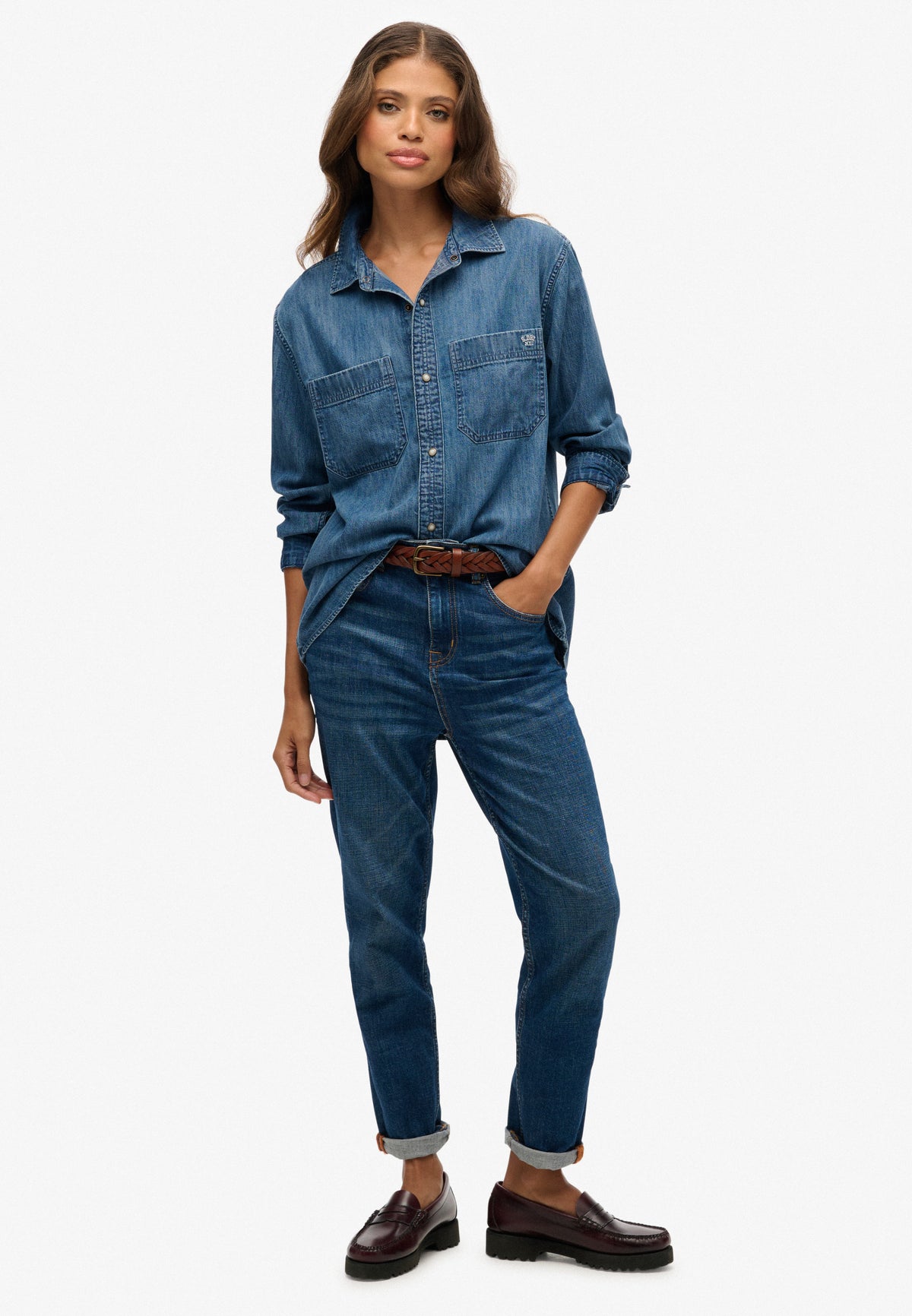 DENIM OVERSIZED SHIRT