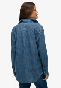 DENIM OVERSIZED SHIRT