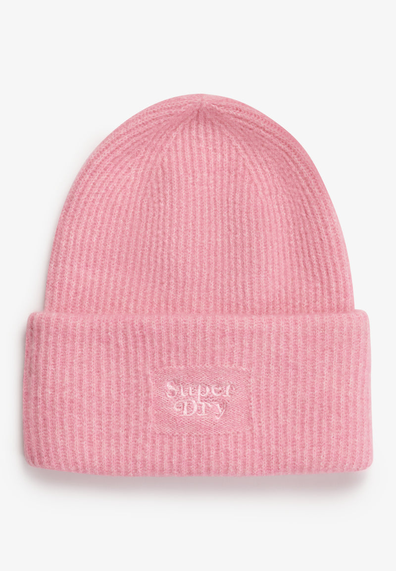 SOFT RIB KNIT BEANIE HAT