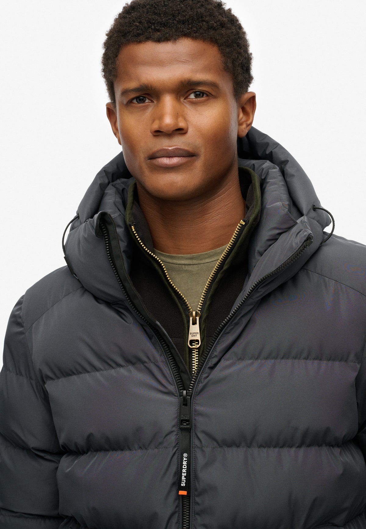 HOODED SPORTS PUFFER JACKET