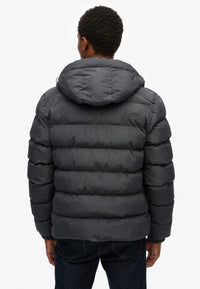 HOODED SPORTS PUFFER JACKET