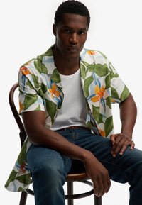 HAWAIIAN PRINT S/S SHIRT