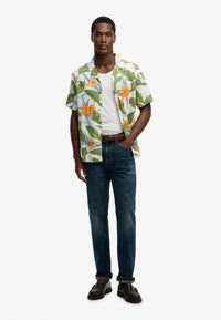HAWAIIAN PRINT S/S SHIRT
