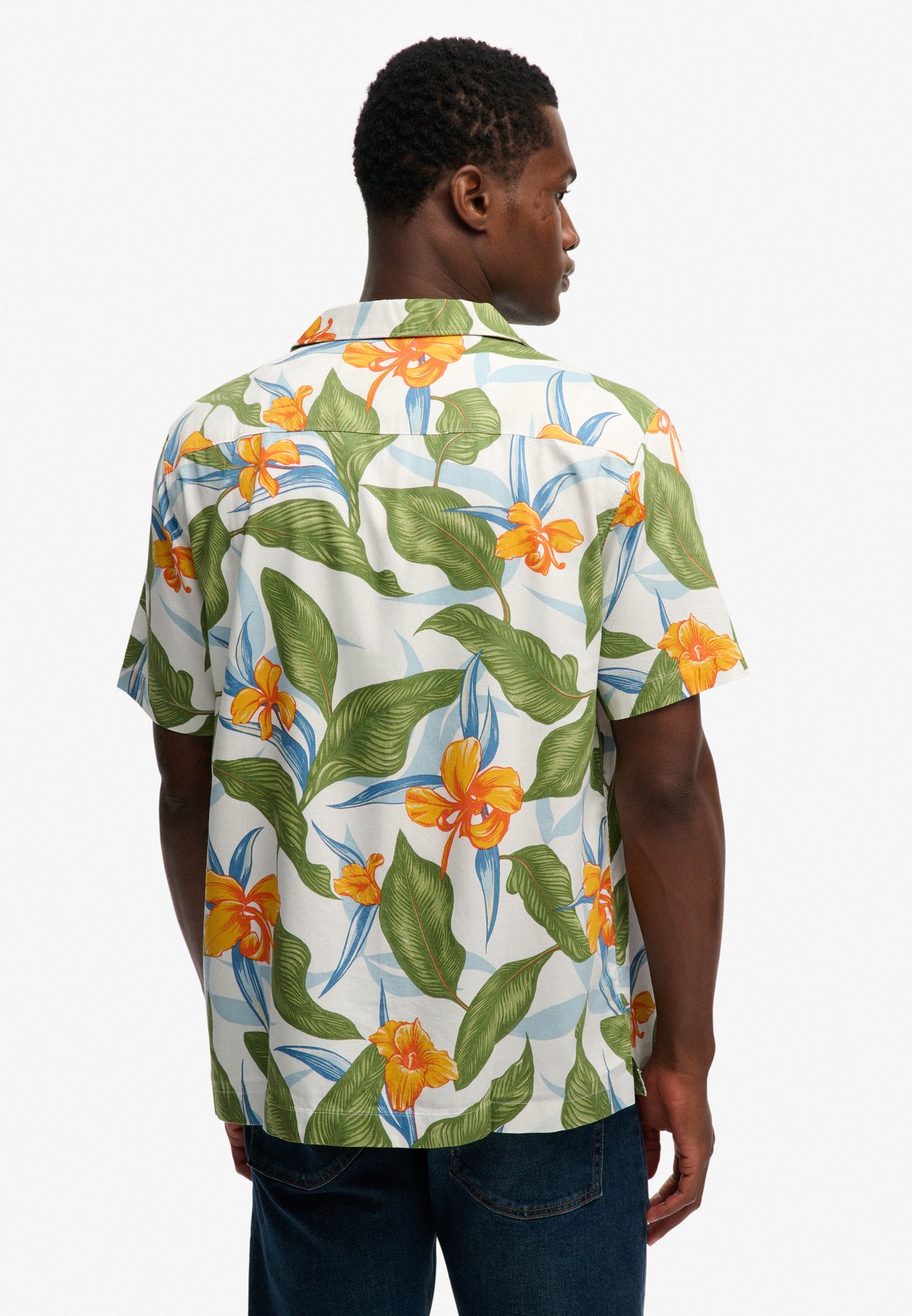 HAWAIIAN PRINT S/S SHIRT