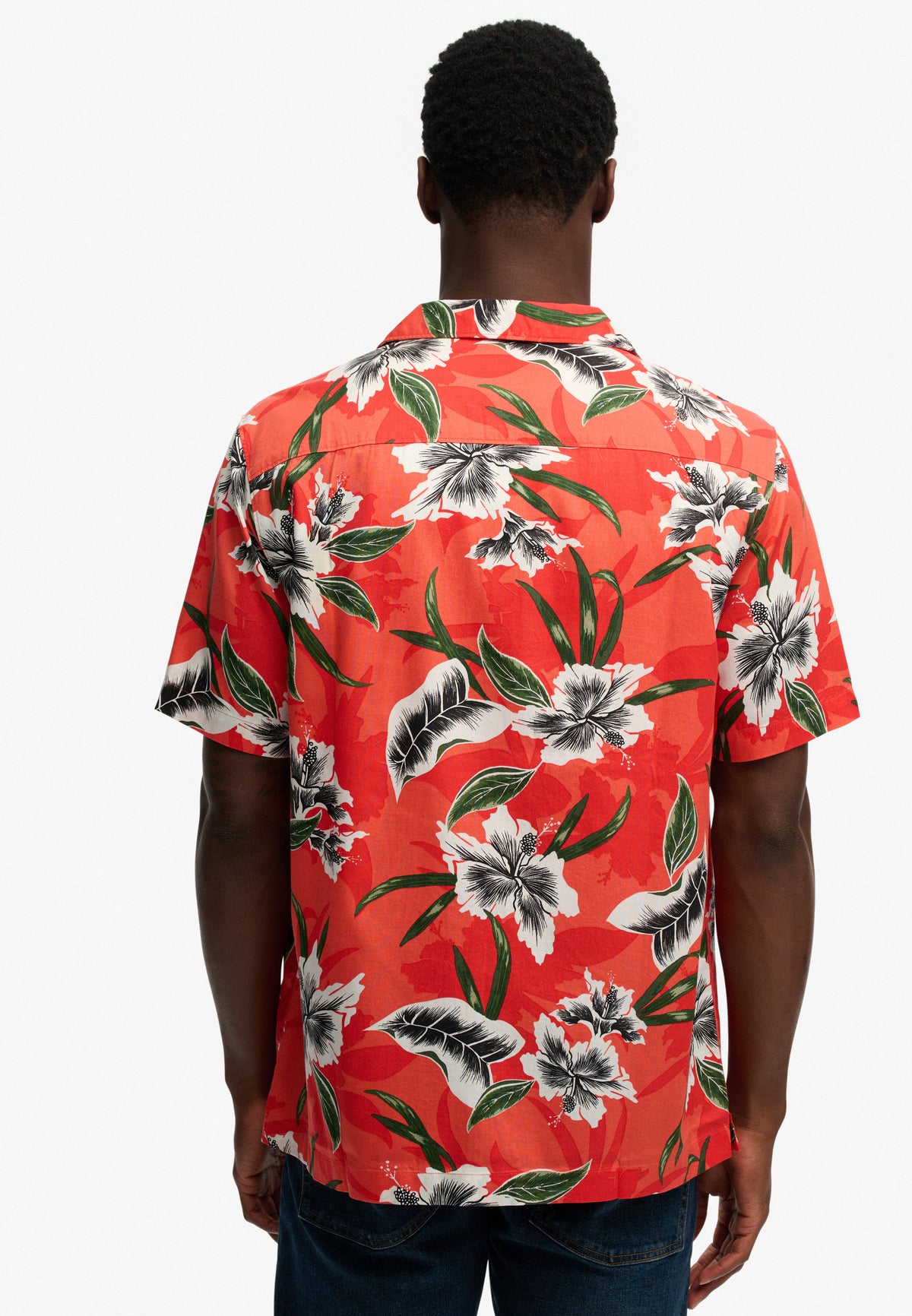 HAWAIIAN PRINT S/S SHIRT